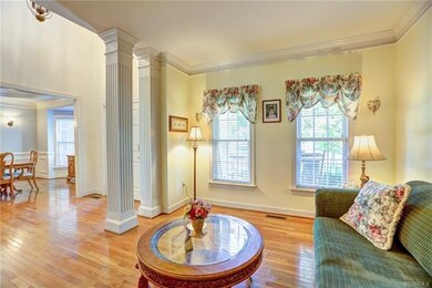 Trimmed out and fluted columns give a gravitas to 