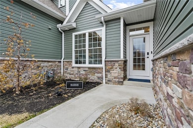 Front entrance to the Madison model.