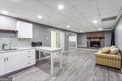 Finished Basement with kitchenette