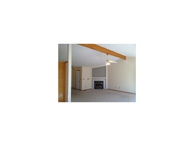 Living Room. gas log fireplace