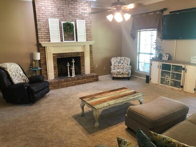 Fireplace in living room