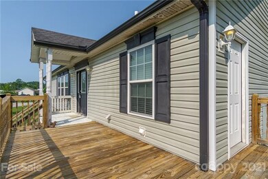 Enjoy your morning coffee on this deck.