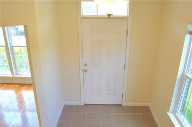 Ceramic tiles foyer.