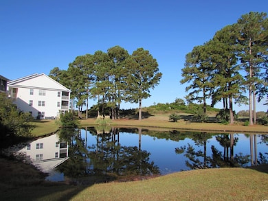 View of water and golf course view from the back o