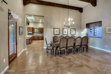 Dining Room W/ Polished Concrete Floors
