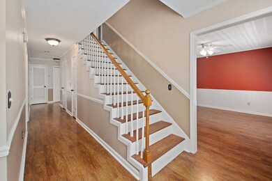 Stunning Entry leads to upstairs bedrooms