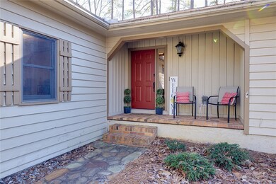 walkway to front entrance by garage