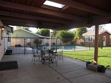 This backyard is perfect for entertaining!