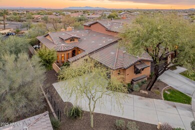 Aerial view of home