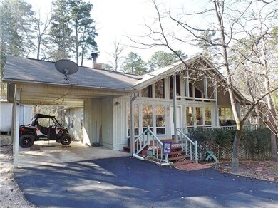 Home with carport