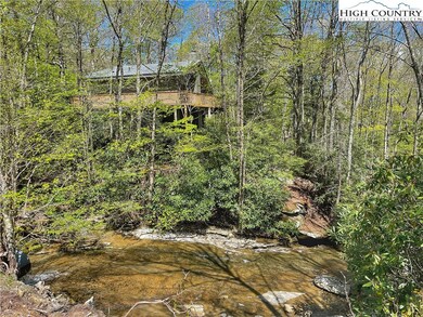 Large creek flows behind property with easy access