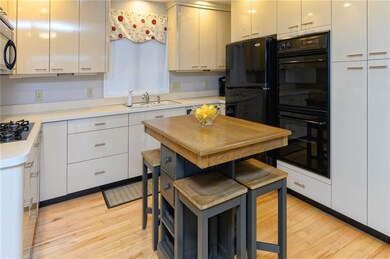 EUROPEAN STYLE KITCHEN OPENS UP TO THE GREAT ROOM 