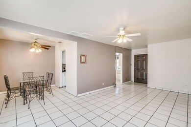 Living room & dining room