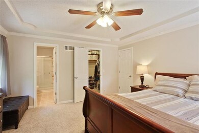 Master Suite with generous W-I-C & private bath.