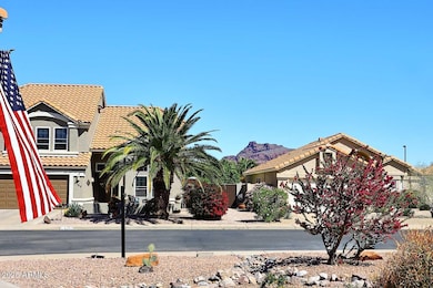 Front View of Red Mountain