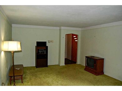 Living Room. Hardwood under the carpet