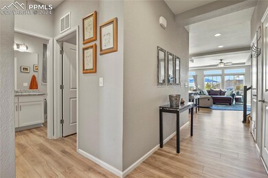 Enter into the open floor plan.