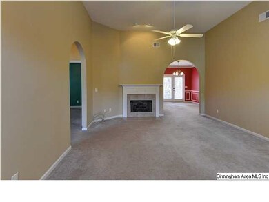 Awesome family room is huge and with tall ceilings