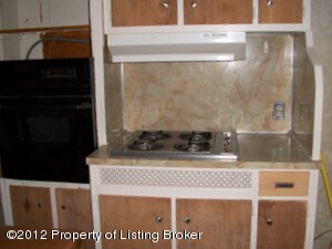 Kitchen counter top stove