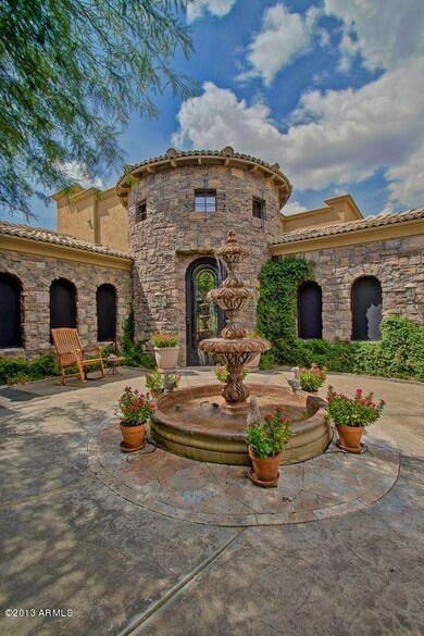 Enterance With Water Feature