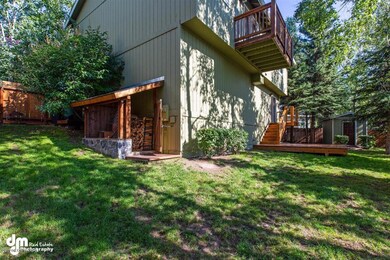 Dog run and deck