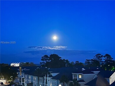 Pink Full Moon from rear wrap around balcony