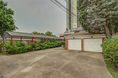 A 2 car garage w/ storage