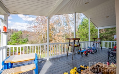 Porch off the end of the Addition