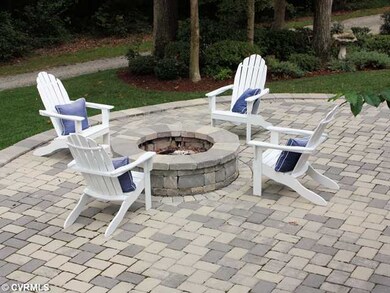 Patio/Deck - Closer view of the fire pit area.