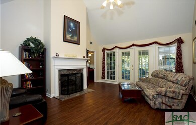 French Doors to Covered Back Porch