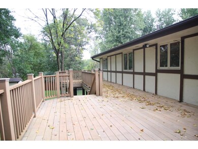 Maintenance Free Deck spans the length of the home