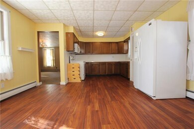 This is the spacious eat in kitchen...