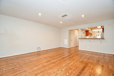 Elegant wood floors enhance the entire space!