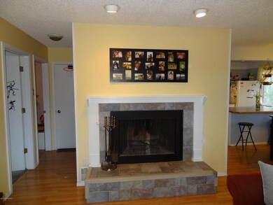 Fireplace in living room