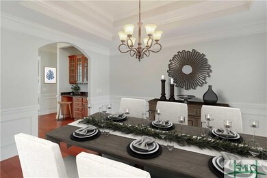 Staged Dining Room.