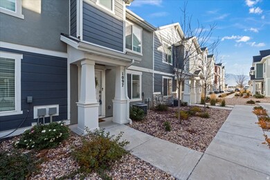 Entrance to property featuring a residential view and stucco siding