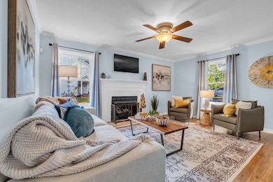 This cozy Living Room is the perfect place to relax after a long day at work!
