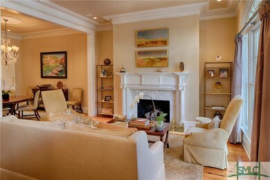 Living room with gas fireplace