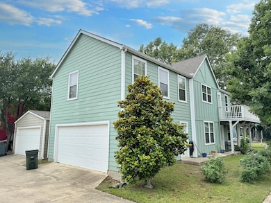 View of property exterior with board and batten s