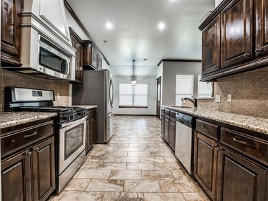 Kitchen:A pantry with attractive decorative glass 