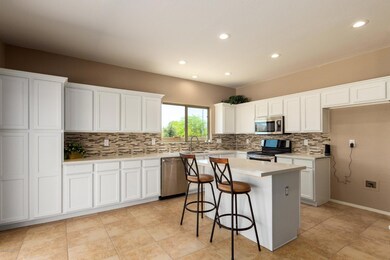 Kitchen with Greenbelt Views