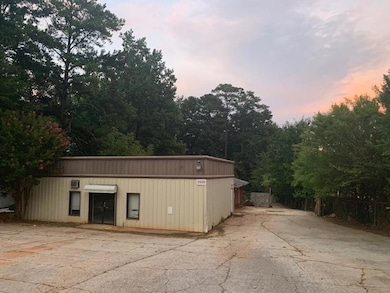 View of outdoor structure at dusk