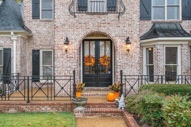 Double doored Front entry of property