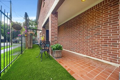 Another view of the spacious patio and low maintnence side yard