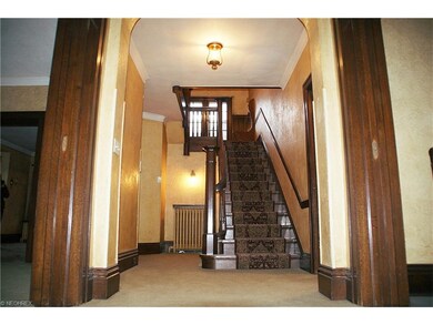 Front entry foyer with staircase (under staircase 