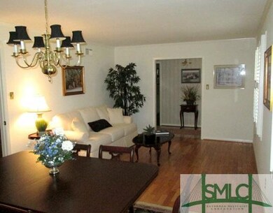 Dining Room. Living room view to front hallway.
