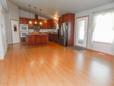 Kitchen open to family room
