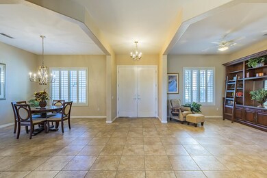 View of entry foyer from Arizona room