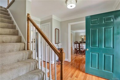 Entrance Foyer -11 x 10, hardwood floor, new light