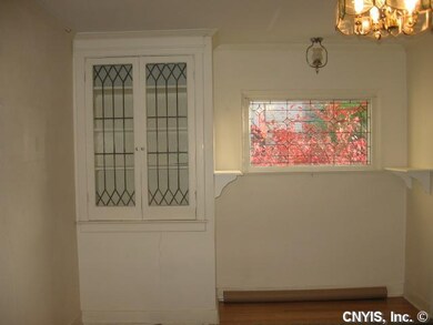 Dining Room. MORE LEADED AND BEVELED GLASS. HARDWO